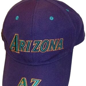 Arizona Diamondbacks Vintage 90s Adjustable Purple Strapback hat New Mlb